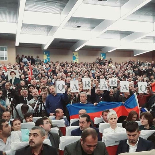Meral Akşenerin partiyasından "Qarabağ"a dəstək - FOTO