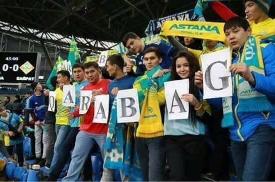 Astanadan “Qarabağ”a dəstək - FOTO