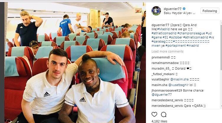 "Qarabağ"ın legioneri: "2 qara - Qara və mən" - FOTO