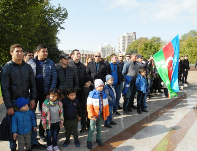 Mədət Quliyev Bakıda veloyürüşə qatıldı - FOTOLAR
