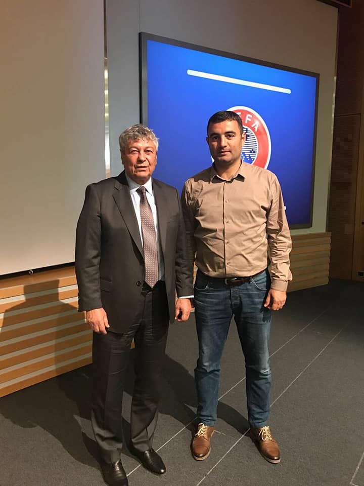 "Qarabağ"ın baş məşqçisi Luçesku ilə bir arada - FOTOLAR