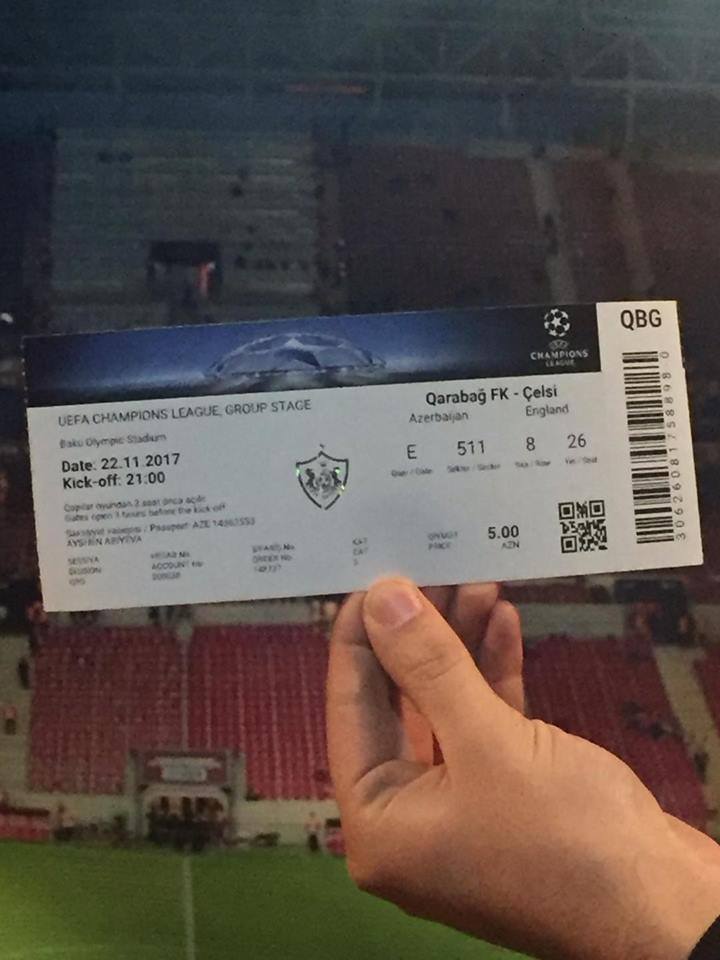 "Qarabağ" - "Çelsi" oyununun biletləri dəllalların əlində - FOTO