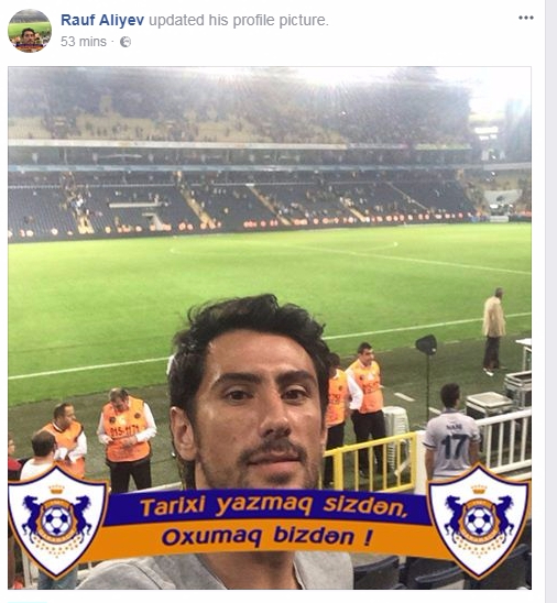 Rauf Əliyevdən "Qarabağ"a dəstək - FOTO