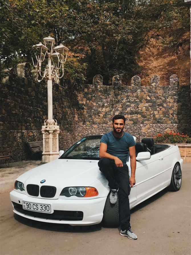 Dünya çempionu Bakıda "BMW" ilə adam vurub öldürdü - FOTOLAR
