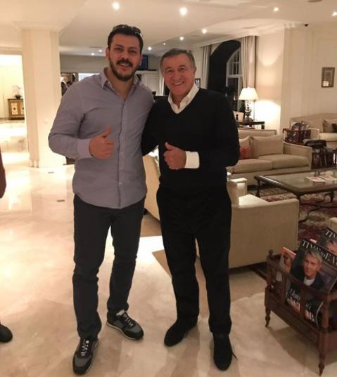 Zabit Səmədov Araz Ağalarovla bir arada - FOTO