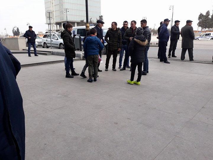 Müəllimlər zorla "Keşlə"nin oyununa gətirilir - FOTOLAR 