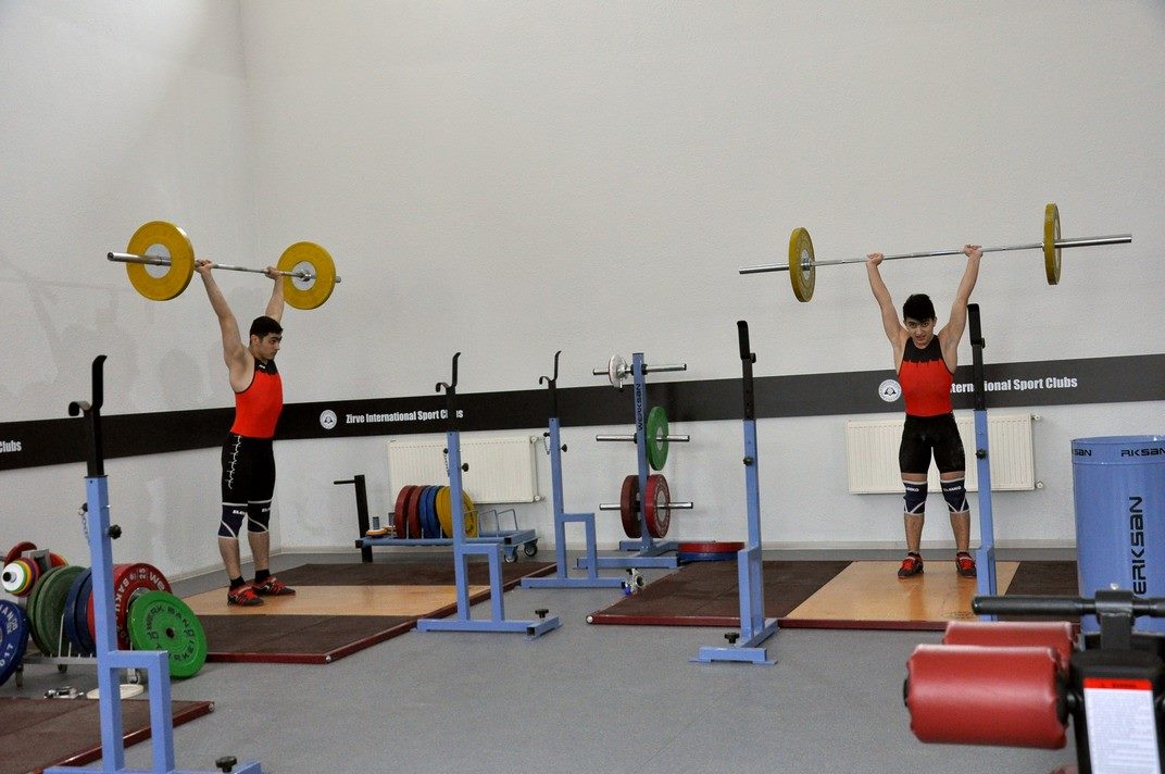 İki universal ağır atletika kompleksinin açılışı oldu - FOTO/VİDEO