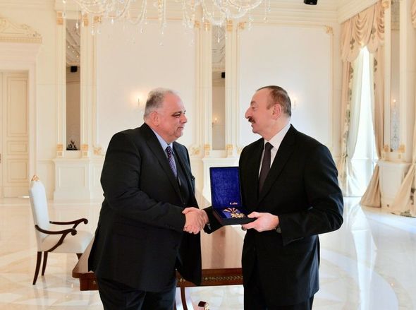 İlham Əliyev ali mükafata layiq görülüb - FOTOLAR
