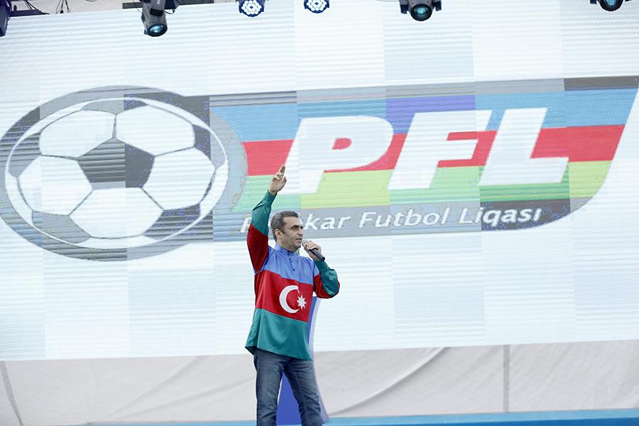 Qəbələdə möhtəşəm şou: himn fərqli tərzdə oxundu, Seeya stadionu coşdurdu - FOTOLAR