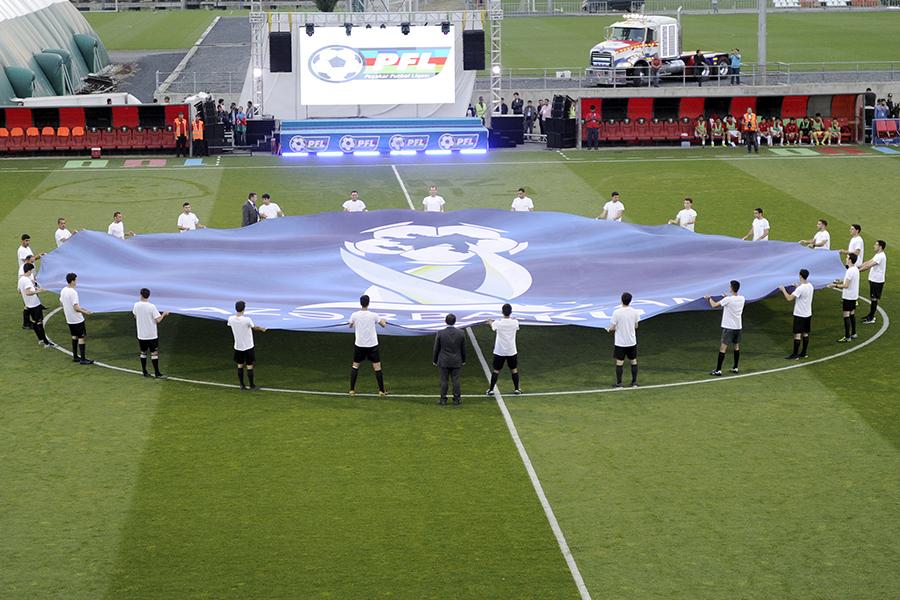 Qəbələdə möhtəşəm şou: himn fərqli tərzdə oxundu, Seeya stadionu coşdurdu - FOTOLAR