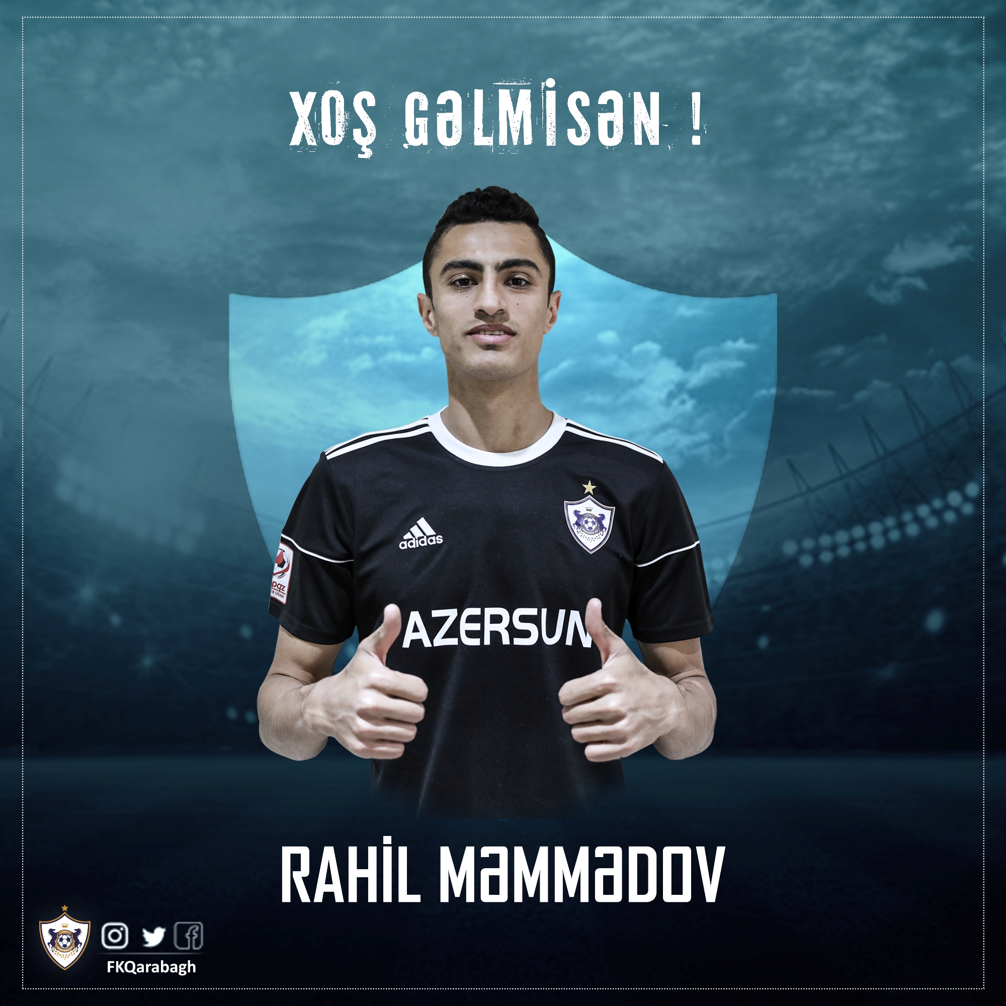 "Qarabağ" ikinci transferini açıqladı: milli üzvü gəldi - RƏSMİ
