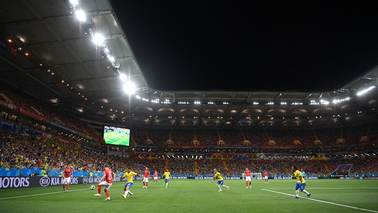 "DÇ-2018": Braziliya - İsveçrə oyunu FOTOLARda
