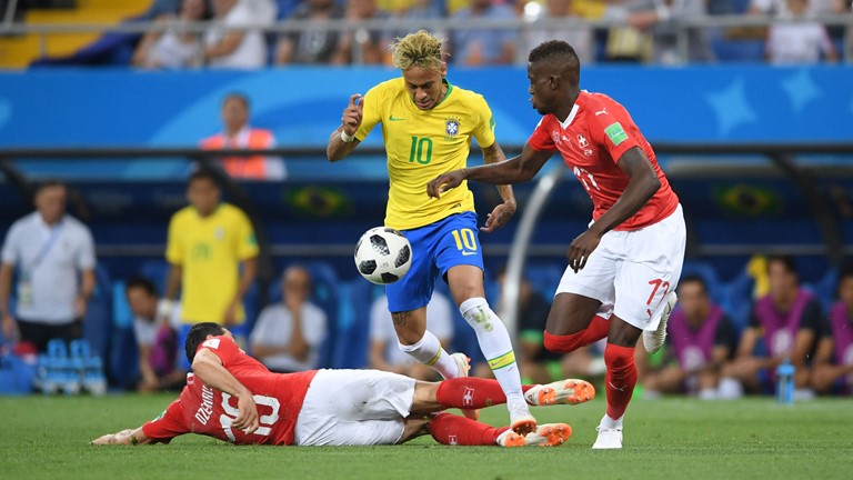 "DÇ-2018": Braziliya - İsveçrə oyunu FOTOLARda