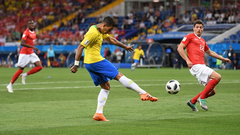 "DÇ-2018": Braziliya - İsveçrə oyunu FOTOLARda