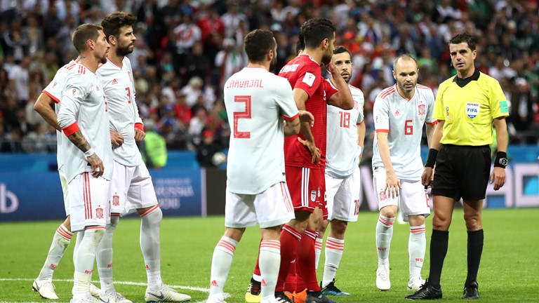 "DÇ-2018": İran - İspaniya oyununda nələr baş verdi? - FOTOLAR