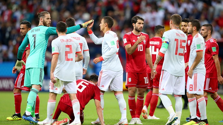 "DÇ-2018": İran - İspaniya oyununda nələr baş verdi? - FOTOLAR