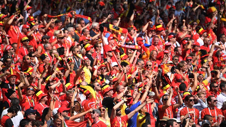 "DÇ-2018": Belçika - Tunis oyunundan FOTOLAR
