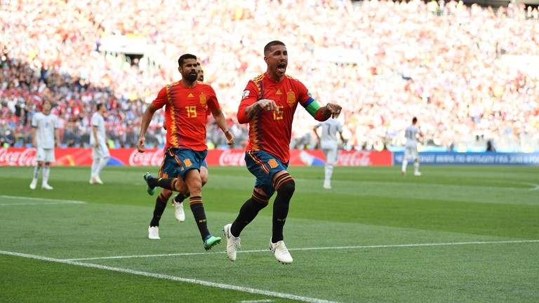 "DÇ-2018": İspaniya - Rusiya oyunundan maraqlı FOTOLAR