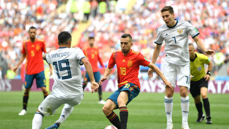 "DÇ-2018": İspaniya - Rusiya oyunundan maraqlı FOTOLAR