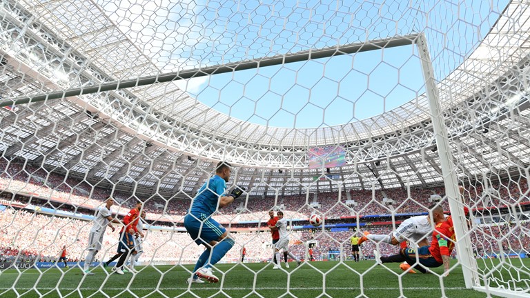 "DÇ-2018": İspaniya - Rusiya oyunundan maraqlı FOTOLAR