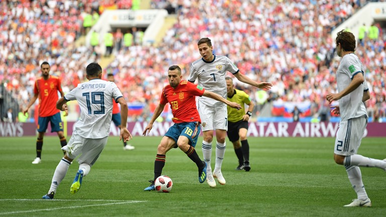 "DÇ-2018": İspaniya - Rusiya oyunundan maraqlı FOTOLAR