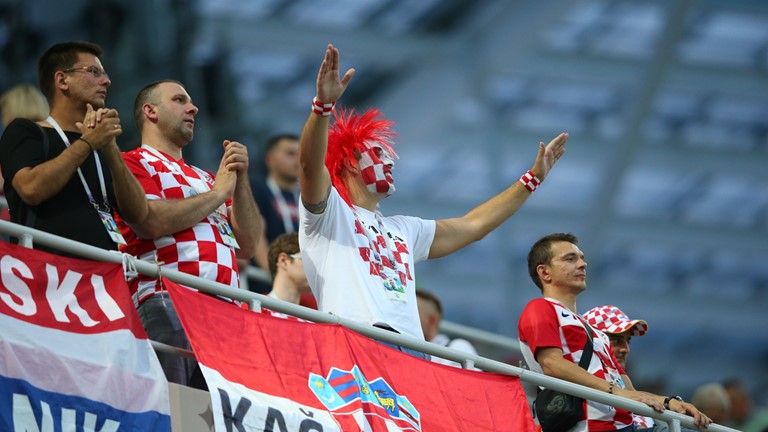 "DÇ-2018": Xorvatiya - Danimarka oyunundan FOTOLAR