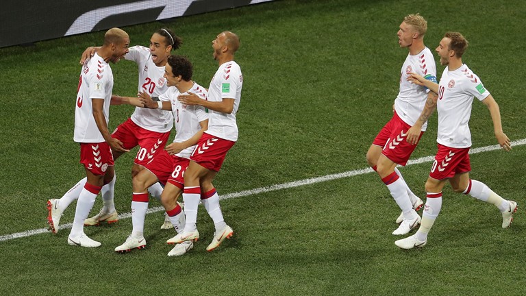 "DÇ-2018": Xorvatiya - Danimarka oyunundan FOTOLAR