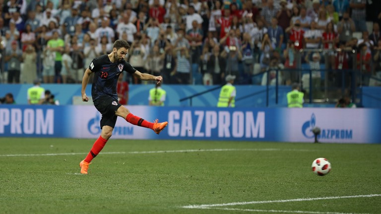 "DÇ-2018": Xorvatiya - Danimarka oyunundan FOTOLAR