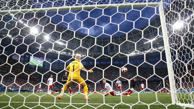 "DÇ-2018": Xorvatiya - Danimarka oyunundan FOTOLAR