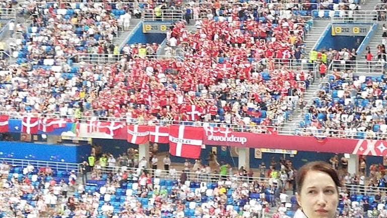 "DÇ-2018": Xorvatiya - Danimarka oyunundan FOTOLAR