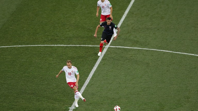"DÇ-2018": Xorvatiya - Danimarka oyunundan FOTOLAR