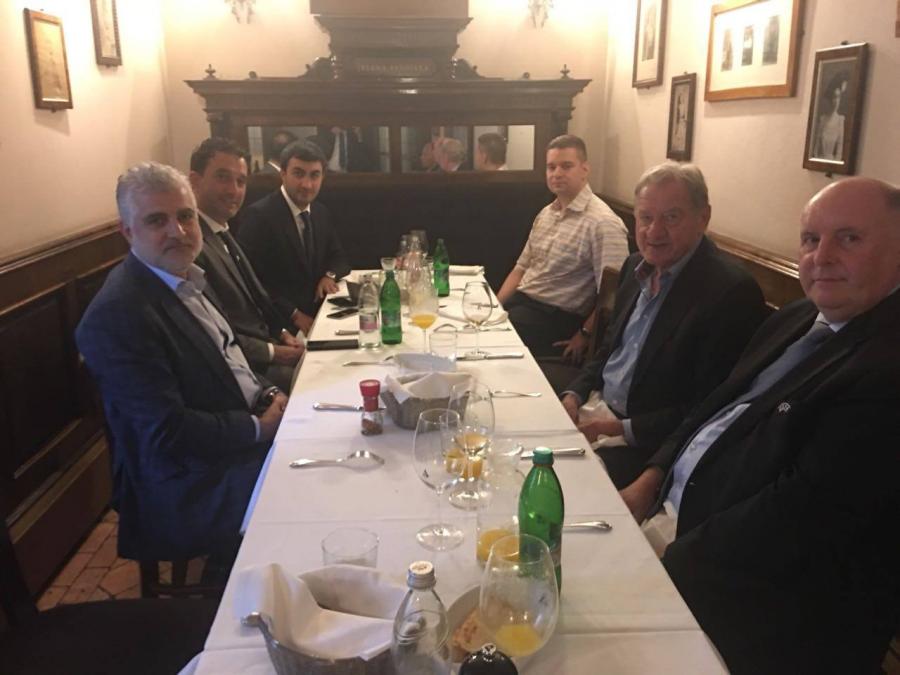 "Qarabağ" və "Olimpiya"nın prezidentləri bir arada - FOTO