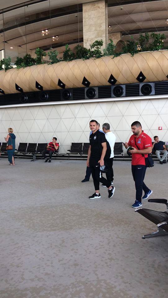 "Neftçi" "Uypeşt"lə oyun üçün Macarıstana getdi - FOTOLAR