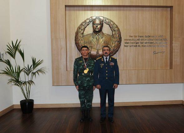 General Rəsul Çunayevə rütbə verdi - FOTO