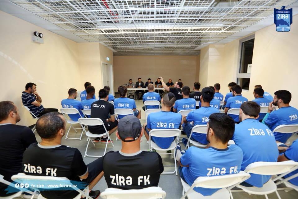 "Zirə"nin yeni məşqçilər heyəti komandaya təqdim olundu - FOTOLAR