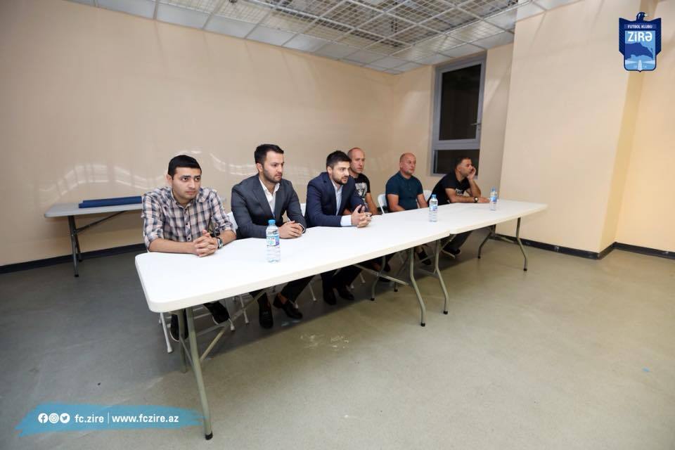 "Zirə"nin yeni məşqçilər heyəti komandaya təqdim olundu - FOTOLAR