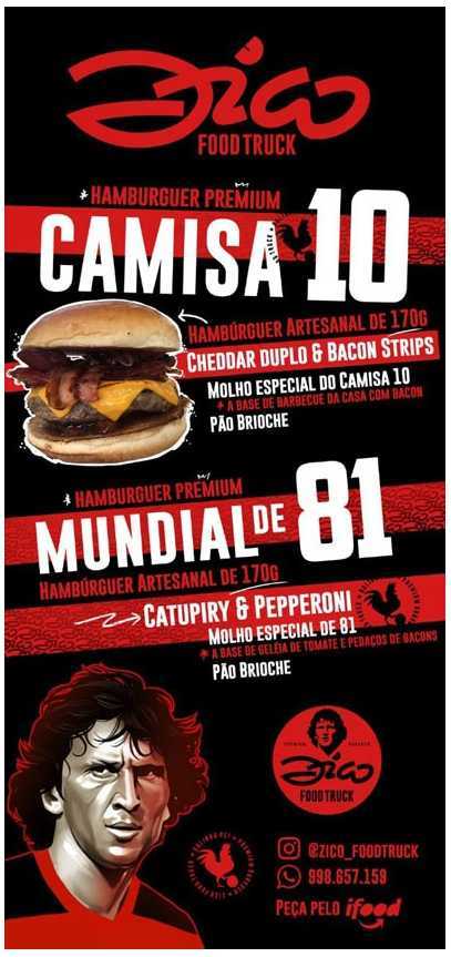Braziliya futbolunun əfsanəsi hamburger satır - FOTO