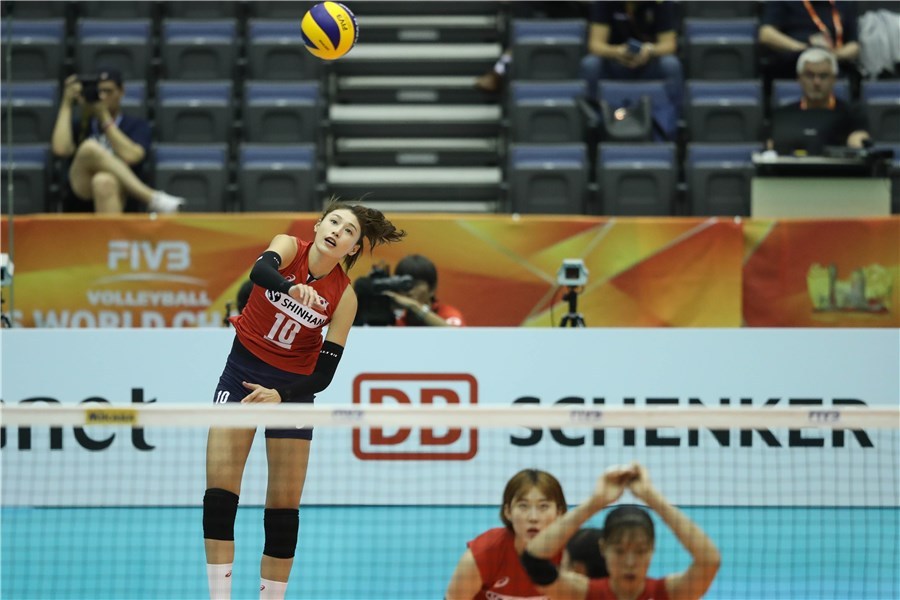 Voleybol millimiz dünya çempionatında ilk qələbəsini qazandı (FOTOLAR)