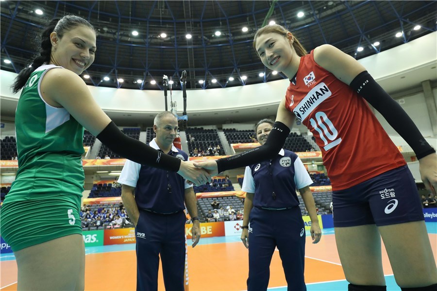 Voleybol millimiz dünya çempionatında ilk qələbəsini qazandı (FOTOLAR)