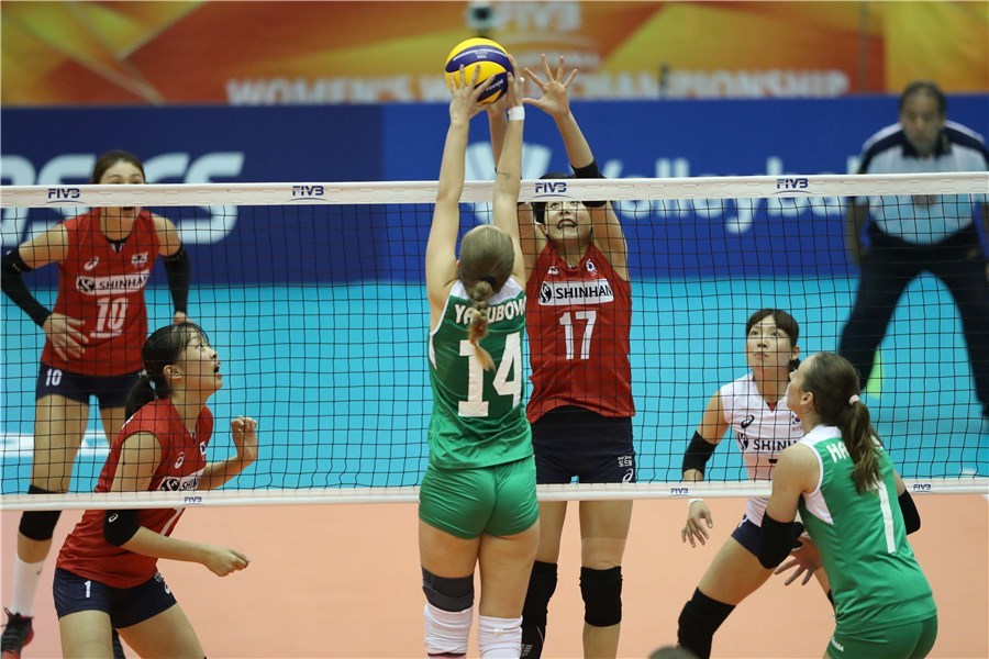 Voleybol millimiz dünya çempionatında ilk qələbəsini qazandı (FOTOLAR)