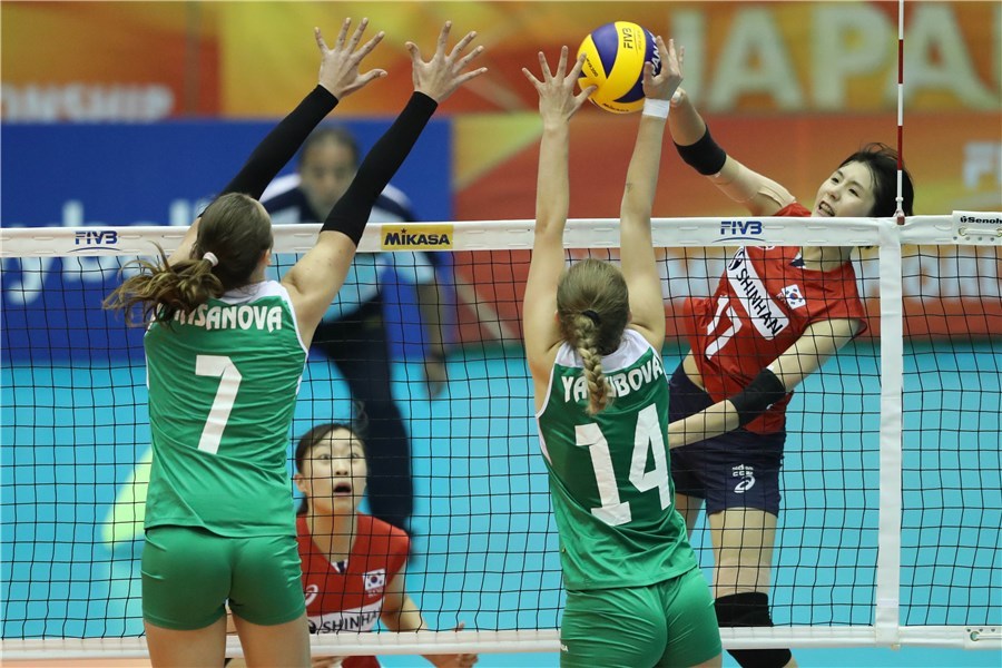 Voleybol millimiz dünya çempionatında ilk qələbəsini qazandı (FOTOLAR)