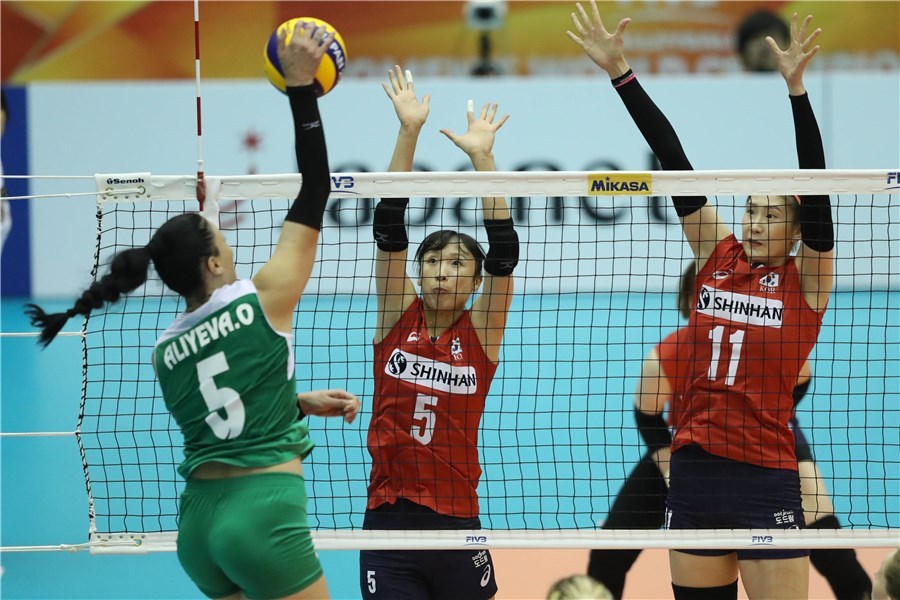 Voleybol millimiz dünya çempionatında ilk qələbəsini qazandı (FOTOLAR)