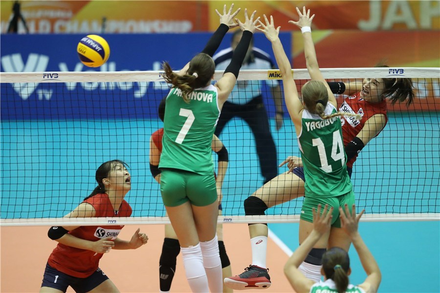 Voleybol millimiz dünya çempionatında ilk qələbəsini qazandı (FOTOLAR)