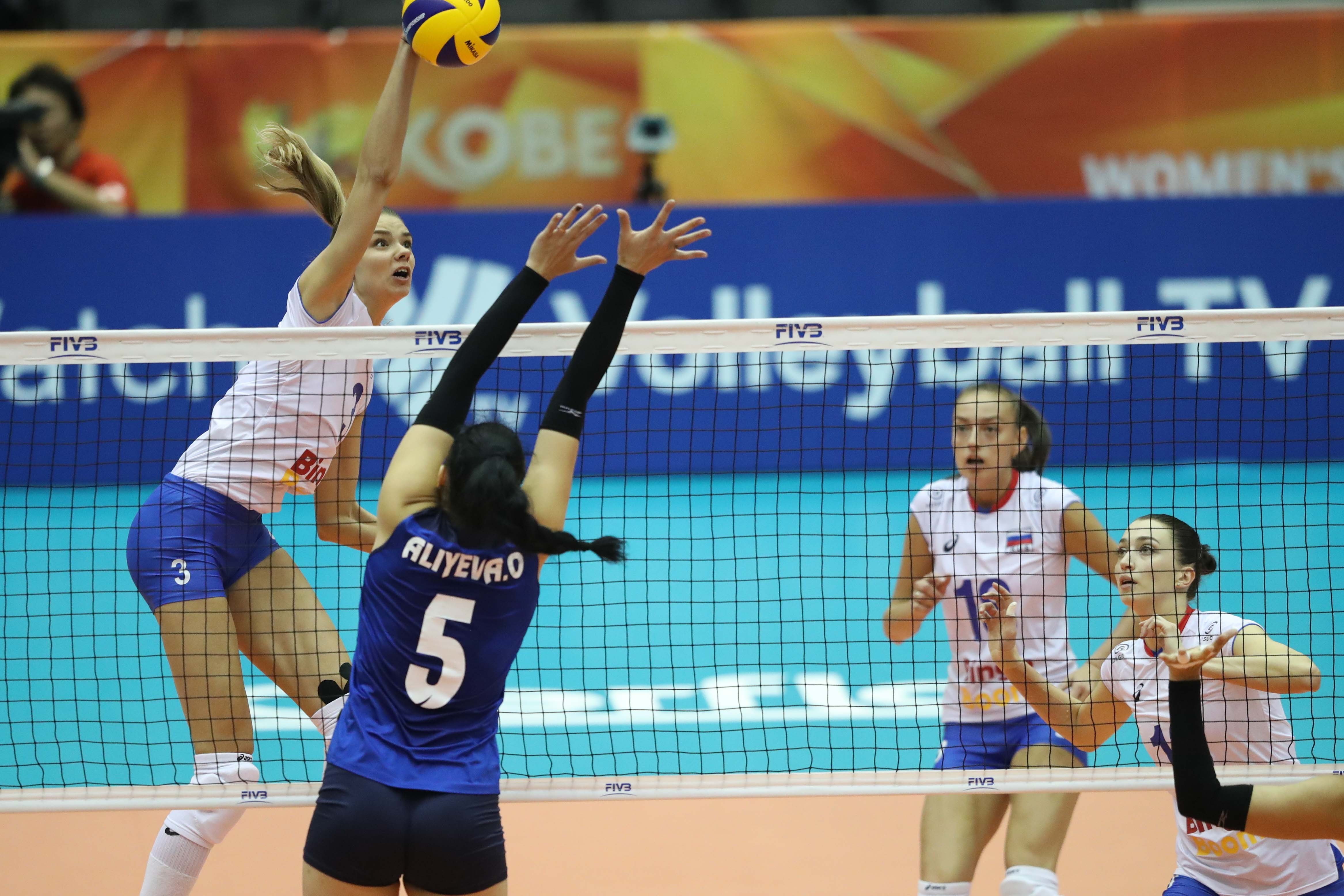 Voleybol millimiz dünya çempionatına ikinci məğlubiyyətini aldı - FOTOLAR