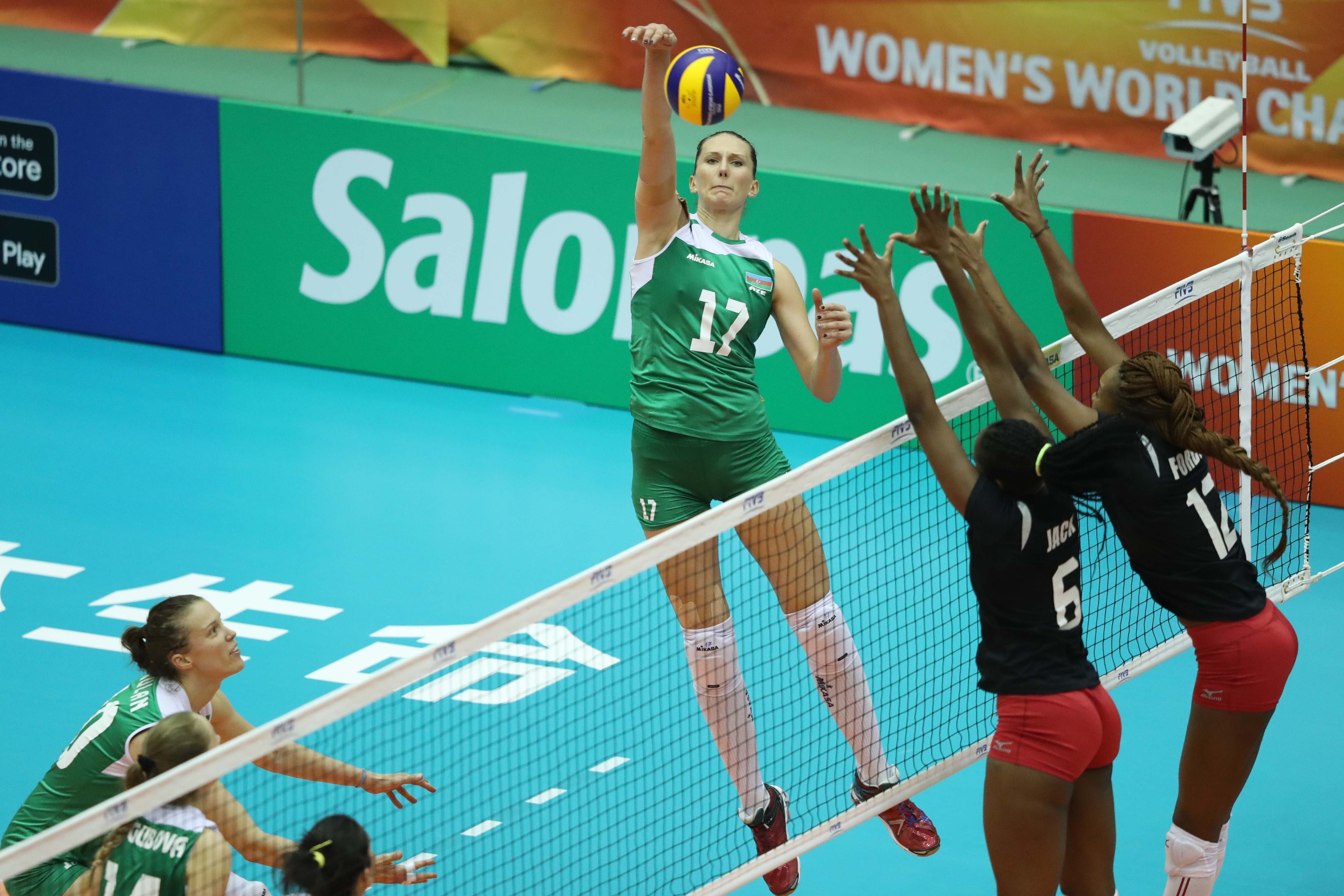 Voleybol millimiz dünya çempionatında 2-ci qələbəsini qazandı - FOTOLAR