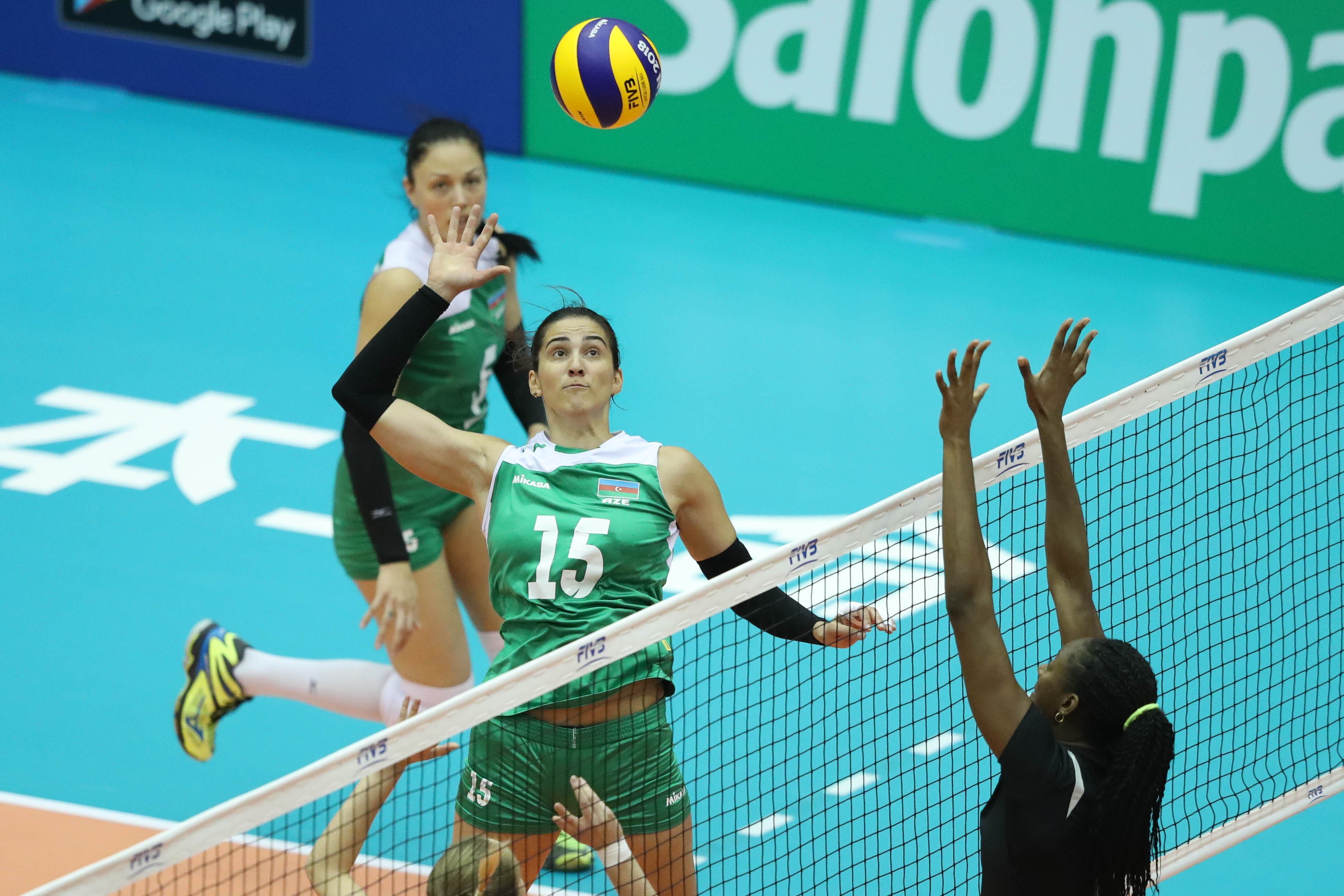 Voleybol millimiz dünya çempionatında 2-ci qələbəsini qazandı - FOTOLAR