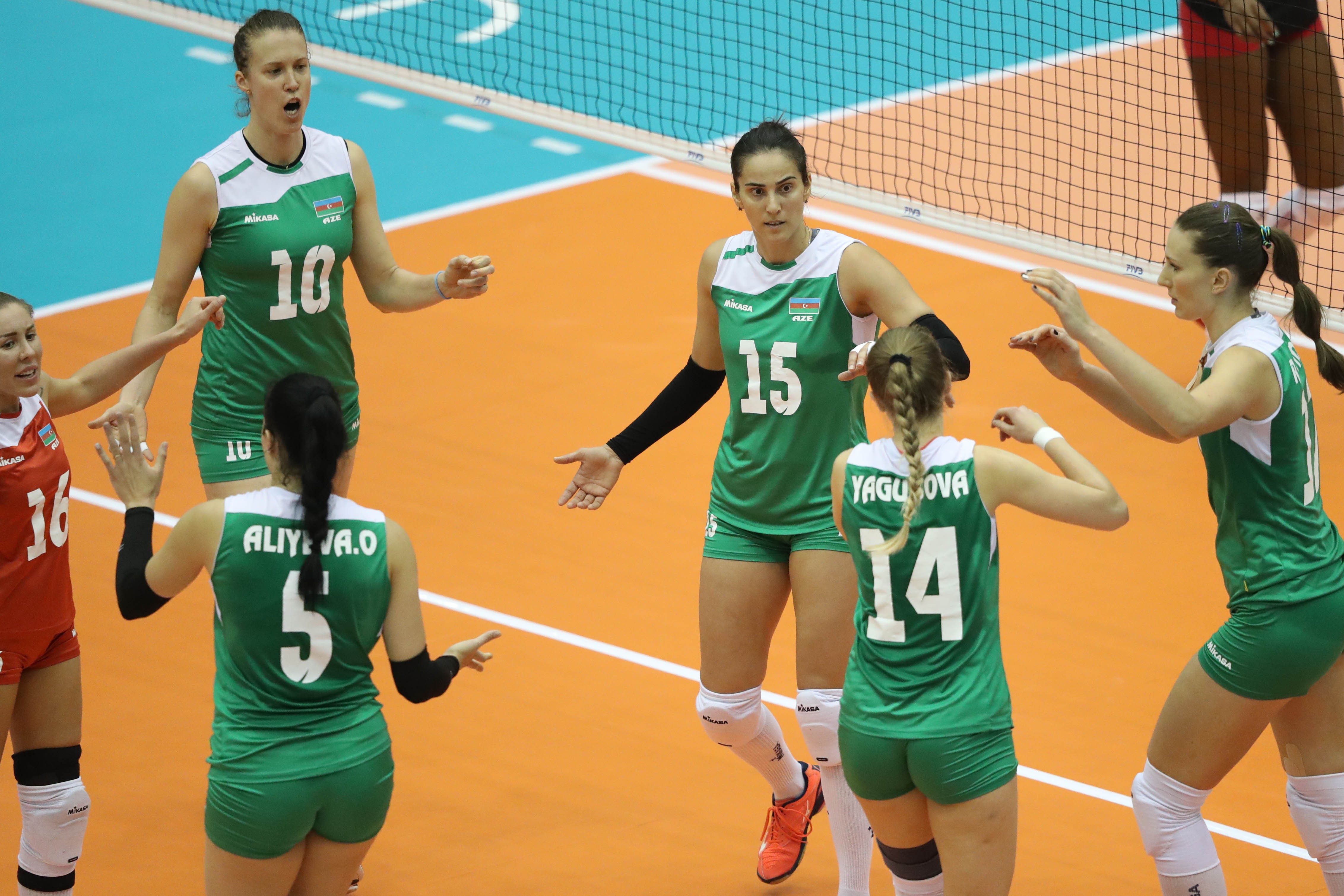Voleybol millimiz dünya çempionatında 2-ci qələbəsini qazandı - FOTOLAR