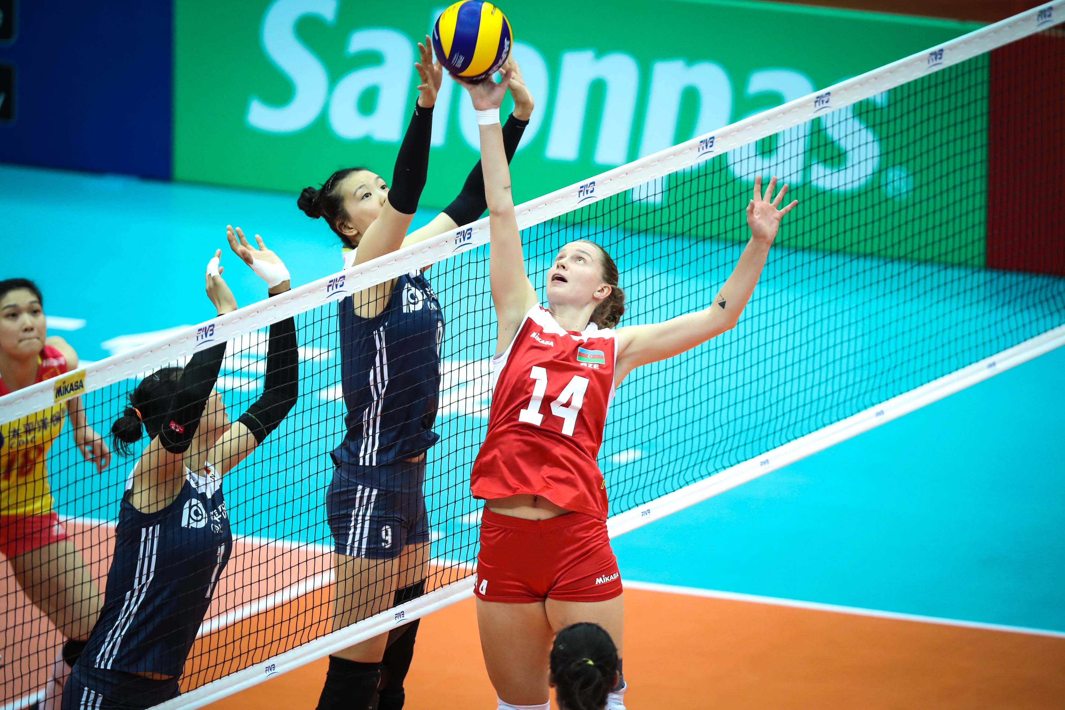 Milli komandamız dünya çempionatında Çinə uduzdu - FOTOLAR