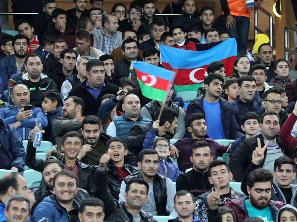 Azərbaycan - Malta oyunu FOTOLARda