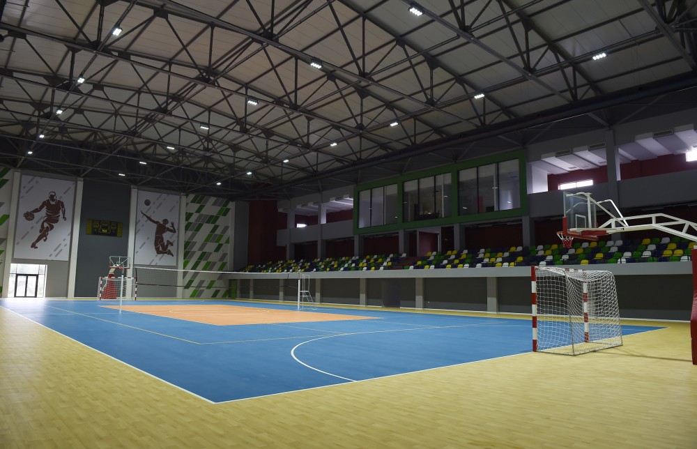 Prezident və xanımı Lənkəran Olimpiya Kompleksinin açılışında - FOTOLAR